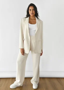 Vestes L Manteaux | Blazers^Outfitbook Blazer droit CREME
