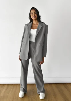 Vestes L Manteaux | Blazers^Outfitbook Blazer droit GRIS