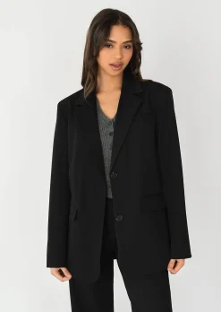 Vestes L Manteaux | Blazers^Outfitbook Blazer droit oversize NOIR