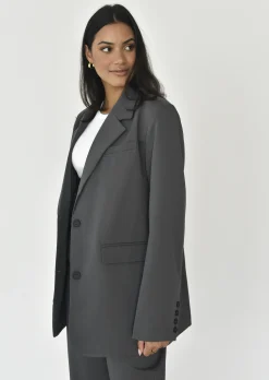 Vestes L Manteaux | Blazers^Outfitbook Blazer droit oversize GRIS