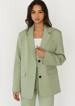 Vestes L Manteaux | Blazers^Outfitbook Blazer droit oversize VERT