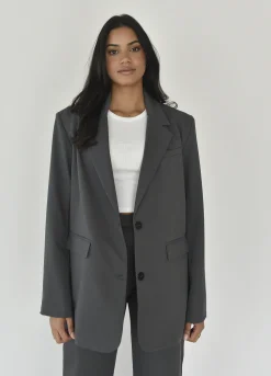 Vestes L Manteaux | Blazers^Outfitbook Blazer droit oversize GRIS