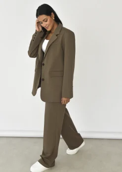 Vestes L Manteaux | Blazers^Outfitbook Blazer droit oversize TAUPE