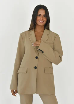 Vestes L Manteaux | Blazers^Outfitbook Blazer oversize TAUPE