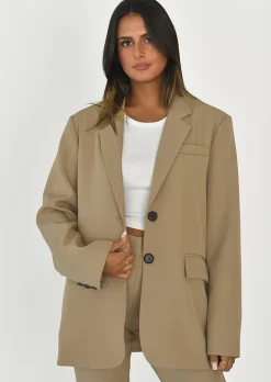 Vestes L Manteaux | Blazers^Outfitbook Blazer oversize TAUPE