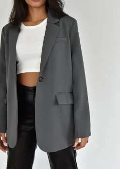 Blazers | Vestes L Manteaux^Outfitbook Blazer oversize gris