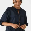 Chemises L Blouses | Hauts^Outfitbook Blouse manches bouffantes avec noeuds