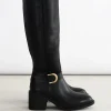 Bottes^Outfitbook Bottes hautes à boucle NOIR