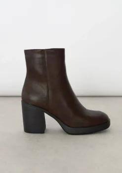Bottes^Outfitbook Bottines à talon MARRON
