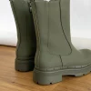 Bottes^Outfitbook Bottines Chelsea chunky KAKI