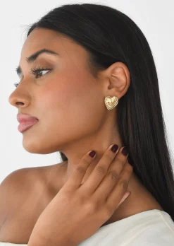 Bijoux^Outfitbook Boucles d'oreilles Heart doreilles