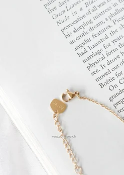 Bijoux^Outfitbook Bracelet doré avec pendentif pièce dore