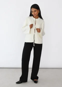 Pulls L Cardigans^Outfitbook Cardigan à nouer BEIGE