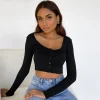 Pulls L Cardigans^Outfitbook Cardigan court boutonné NOIR