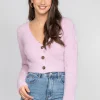 Pulls L Cardigans^Outfitbook Cardigan court duveteux LILAS