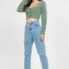 Pulls L Cardigans^Outfitbook Cardigan court duveteux VERT