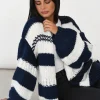 Pulls L Cardigans^Outfitbook Cardigan en maille épaisse BLEU