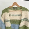 Pulls L Cardigans^Outfitbook Cardigan en maille épaisse color block