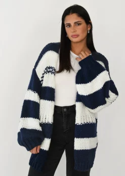 Pulls L Cardigans^Outfitbook Cardigan en maille épaisse BLEU