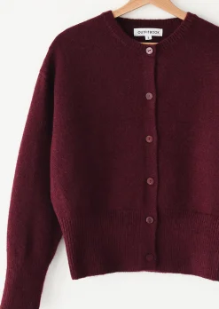 Pulls L Cardigans^Outfitbook Cardigan maille boutons BORDEAUX