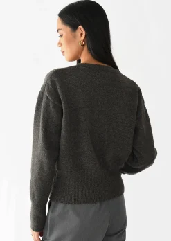 Pulls L Cardigans^Outfitbook Cardigan maille boutons MARRON