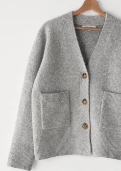 Pulls L Cardigans^Outfitbook Cardigan maille poches GRIS