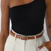 Ceintures | Hauts^Outfitbook Ceinture fine à boucle MARRON