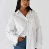 Chemises L Blouses | Hauts^Outfitbook Chemise en coton BLANC