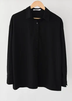 Chemises L Blouses | Hauts^Outfitbook Chemise en coton NOIR