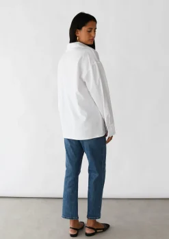Chemises L Blouses | Hauts^Outfitbook Chemise en coton BLANC