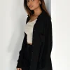 Chemises L Blouses | Hauts^Outfitbook Chemise en lin oversize NOIR