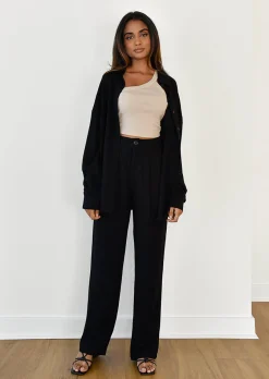 Chemises L Blouses | Hauts^Outfitbook Chemise en lin oversize NOIR