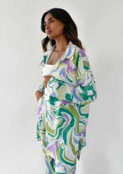 Chemises L Blouses | Hauts^Outfitbook Chemise imprimée SWIRL