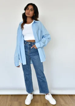 Chemises L Blouses | Hauts^Outfitbook Chemise oversize BLEU
