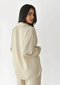 Chemises L Blouses | Hauts^Outfitbook Chemise oversize fluide BEIGE