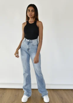 Hauts^Outfitbook Débardeur côtelé NOIR