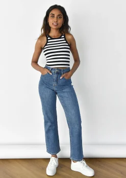 Hauts^Outfitbook Débardeur côtelé rayé RAYURES