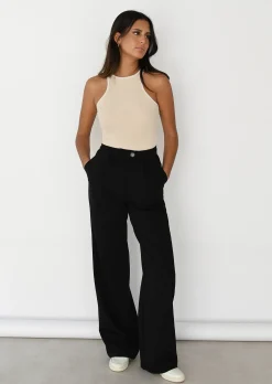 Hauts^Outfitbook Débardeur en maille à liseré contrastant BEIGE
