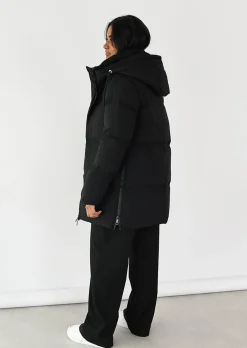 Vestes L Manteaux^Outfitbook Doudoune mi-longue NOIR