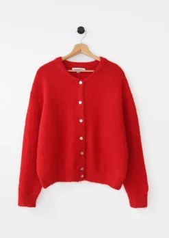 Pulls L Cardigans^Outfitbook Gilet boutonné ROUGE