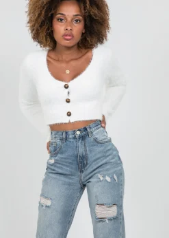 Jeans^Outfitbook Jean bleu déchiré fendu