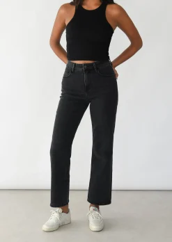 Jeans^Outfitbook Jean dad gris foncé