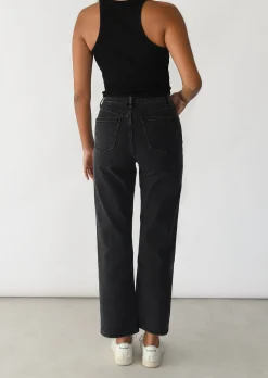 Jeans^Outfitbook Jean dad gris foncé