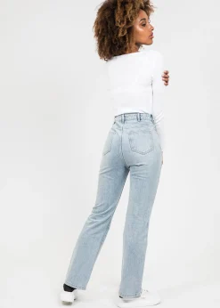 Jeans^Outfitbook Jean droit bleu clair