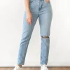 Jeans^Outfitbook Jean droit déchiré