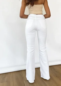 Jeans^Outfitbook Jean Flare BLANC