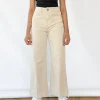 Jeans^Outfitbook Jean Flare Crop BEIGE