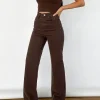 Jeans^Outfitbook Jean flare MARRON