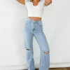 Jeans^Outfitbook Jean large avec déchirures