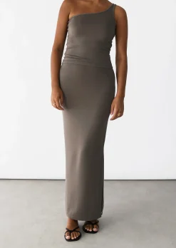 Jupes^Outfitbook Jupe longue TAUPE